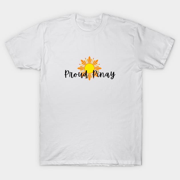 proud Pinay Sun Filipino statement T-Shirt by CatheBelan